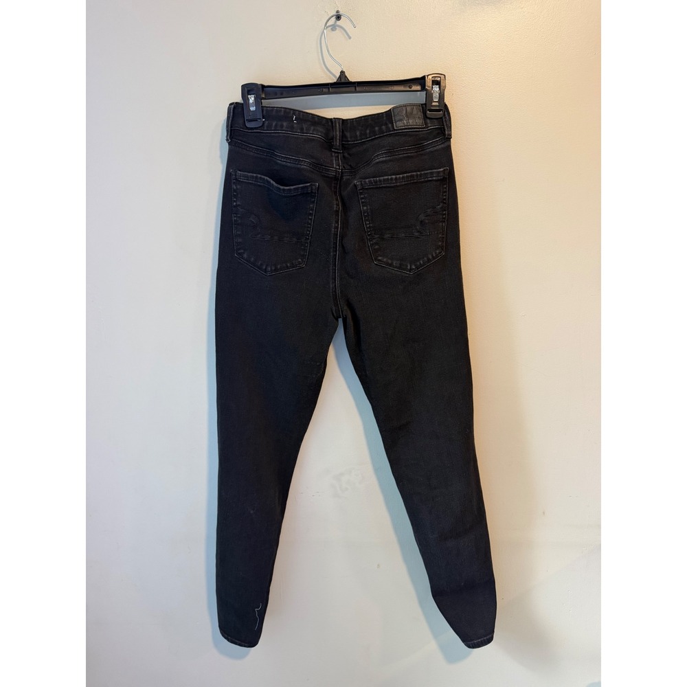 American Eagle 360 Ne(x)t Level Stretch Skinny Jeans Black Womens Size 8 Regular